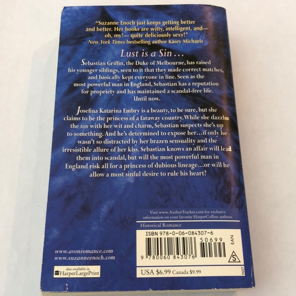 ⭐️5 for $15⭐️ Sins of a Duke by Suzanne Enoch | Book - Picture 2 of 2